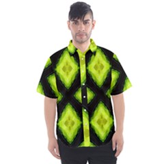 Green Limes Pattern 1 - Men s Short Sleeve Shirt