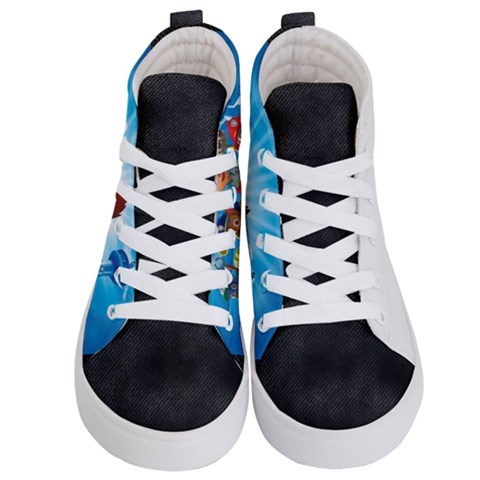 Kids  Hi-Top Skate Sneakers 