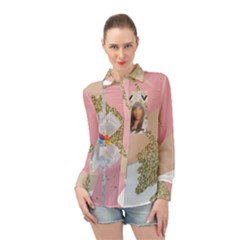 Long Sleeve Chiffon Shirt