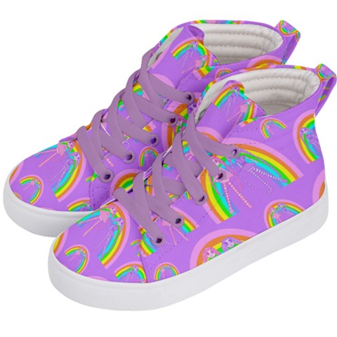 Kids  Hi-Top Skate Sneakers 