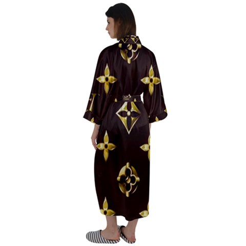 Maxi Satin Kimono 