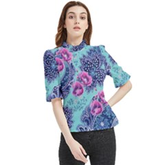 Frill Neck Blouse