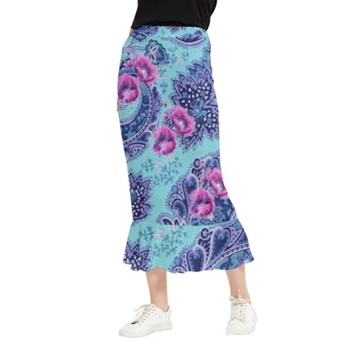 Maxi Fishtail Chiffon Skirt 