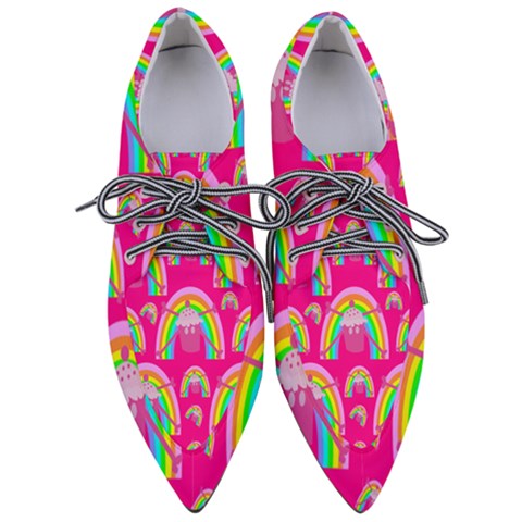 Women s Pointed Oxford Shoes 