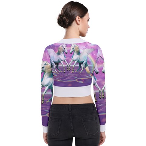Long Sleeve Zip Up Bomber Jacket 
