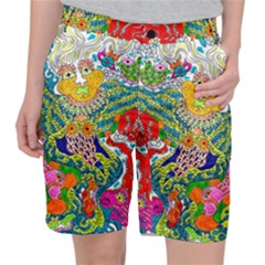 Cosmic Mermaid 2020 Pocket Shorts - Women s Pocket Shorts