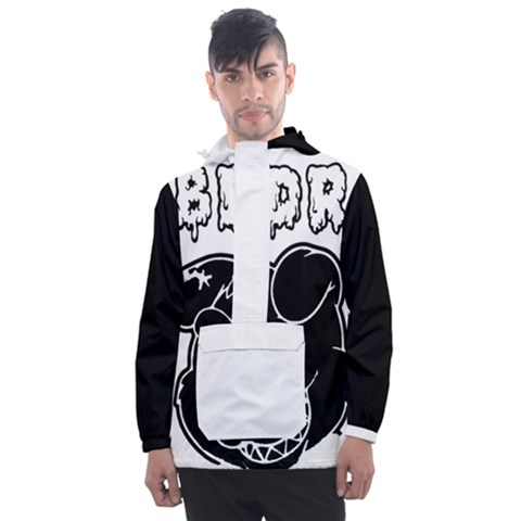 Men s Front Pocket Pullover Windbreaker 
