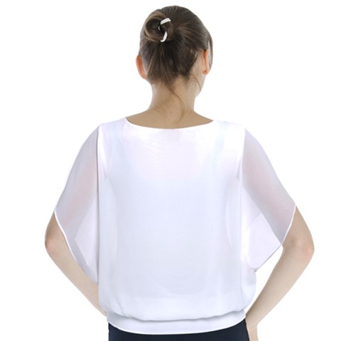 Batwing Chiffon Blouse 