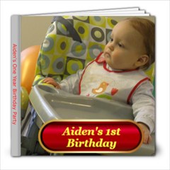 Aiden Birthday album - 8x8 Photo Book (20 pages)