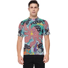 supersonic spaceopus mens short sleeve rash guard - Men s Short Sleeve Rash Guard