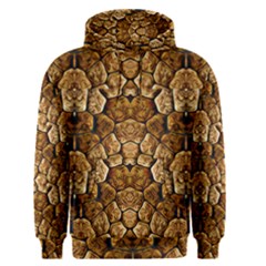 Brown Snakeskin Texture Artistic Pattern Number 6 - Men s Core Hoodie