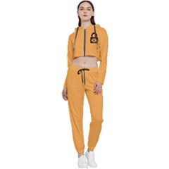 Cropped Zip Up Lounge Set