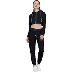 Cropped Zip Up Lounge Set