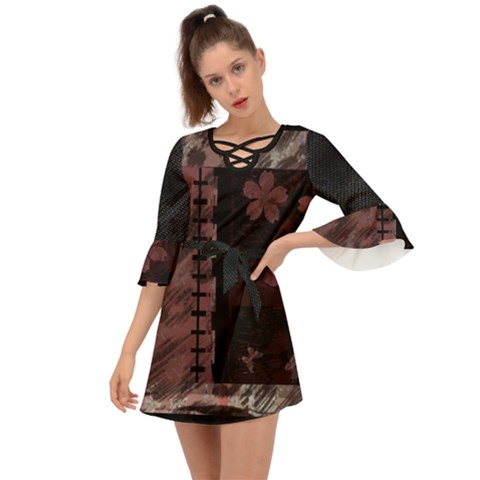 Criss Cross Mini Dress 