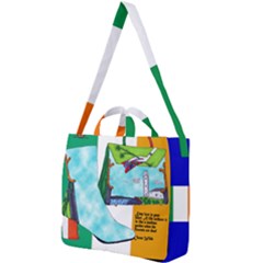 Ireland Walking in the Spring - Square Shoulder Tote Bag