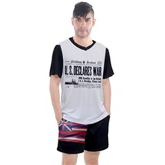 Men s Mesh T-Shirt and Shorts Set