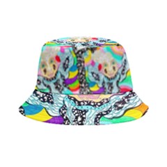 angel rainbow chaser bucket hat