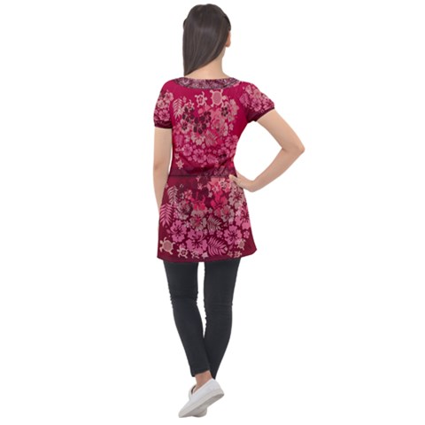 Puff Sleeve Tunic Top 