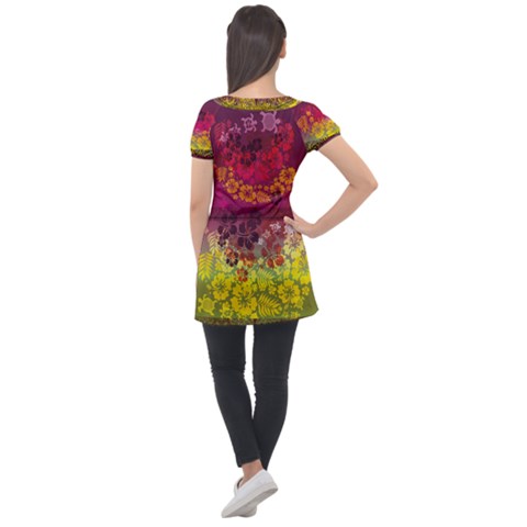 Puff Sleeve Tunic Top 