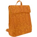 Baylien Plasma Orange Magma Flap Top Backpack View2