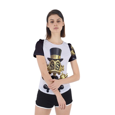 Back Cut Out Sport T-Shirt 