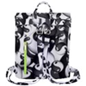 Hippyverse Alien Ying Yang Flap Top Backpack View3