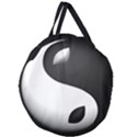 Hippyverse Alien Ying Yang  Giant Round Zipper Tote View1