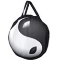 Hippyverse Alien Ying Yang  Giant Round Zipper Tote View2