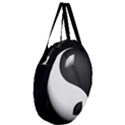 Hippyverse Alien Ying Yang  Giant Round Zipper Tote View3