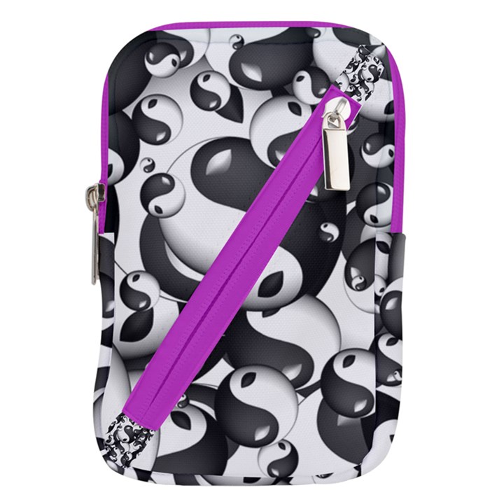 Hippieverse 3-D Alien Ying Yang Belt Pouch Bag (Large)