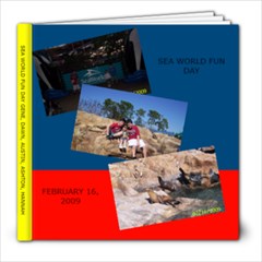 SEA WORLD FUN DAY - 8x8 Photo Book (20 pages)