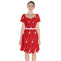 Summer Free - Short Sleeve Bardot Dress