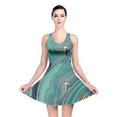 Green n gold Skater Dress - Reversible Skater Dress