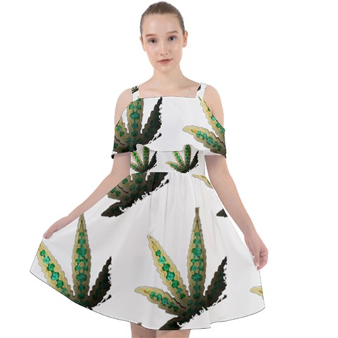 Cut Out Shoulders Dress 