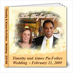 Tim & Aimee Wedding-print - 8x8 Photo Book (20 pages)