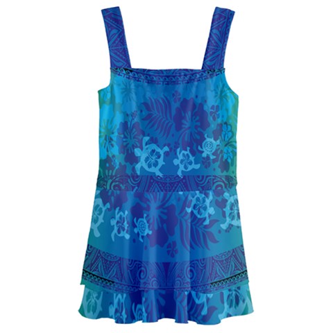 Kids  Layered Skirt Swimsuit 