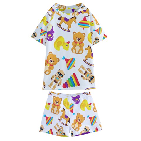 Kids  Swim T-Shirt and Shorts Set 