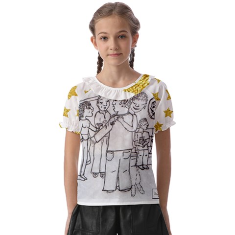 Kids  Frill Chiffon Blouse 