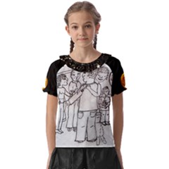 Kids  Frill Chiffon Blouse