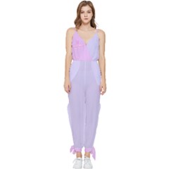 Sleeveless Tie Ankle Chiffon Jumpsuit