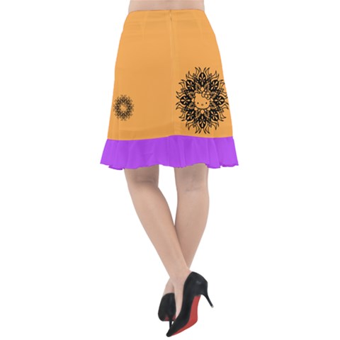 Fishtail Chiffon Skirt 