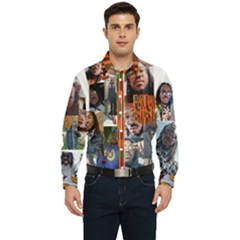 selfie button up  - Men s Long Sleeve Pocket Shirt 