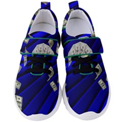 Cash Out blue sneakers Velcro - Women s Velcro Strap Shoes