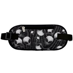 Cyptopunk Alien Skull Rounded Waist Pouch by Bayarea51
