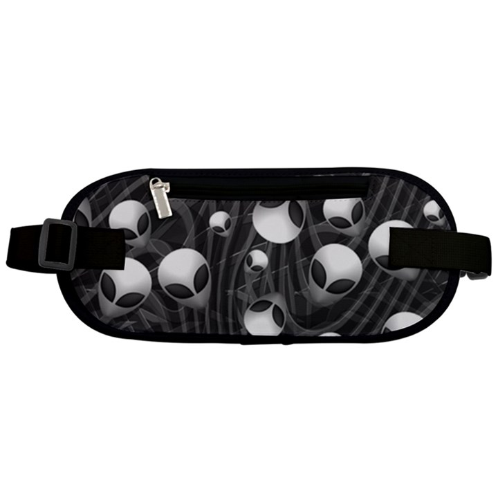 Cyptopunk Alien Skull Rounded Waist Pouch