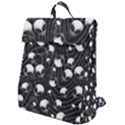 Cyptopunk Alien Skull Flap Top Backpack View1