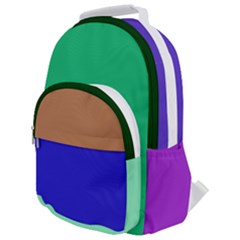 Rounded Multi Pocket Backpack