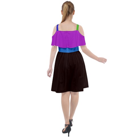Cut Out Shoulders Dress 
