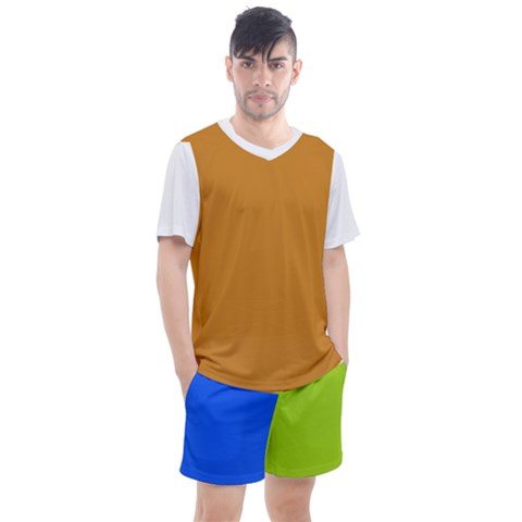 Men s Mesh T-Shirt and Shorts Set 