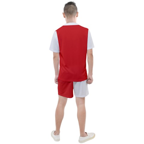 Men s Mesh T-Shirt and Shorts Set 